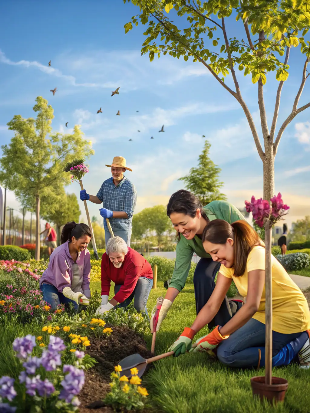 A community event focused on wildlife conservation, showcasing local participation and engagement in preserving natural habitats and promoting biodiversity.